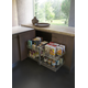 Rational corner Soft Close 600mm droite chrome 