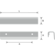 Poignee linea l140mm df 96mm noir mat 