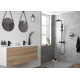 Damixa silhouet pr lavabo small noir mat  