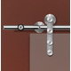 Flatec IV set coulissant verre inox 100kg l.2100mm pour largeur de porte 910-1000mm