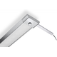 Cache câbles inox 200x17x8mm - Fixation invisi ble 