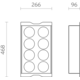 Filo box porte-bouteille noir 