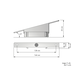Amari structure support étagère incliné (2 pcs) 