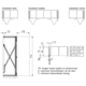 Hawa Folding Concepta h1250-1850mm alu droite 