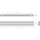 Poignée profilé ea960 984x23mm noisier 