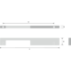 Greep drimo ba480 520x35mm eik naturel asymm