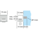 Glasdrager vm8  zwart vz