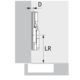 Plaque d'adaptateur pour adaptateur parallèle, avec vis Euro prémontées, Distance 0.0 mm