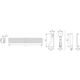 Led Free verlichte kastbaar alu k.800 12V 7.2w met bewegingsmelder