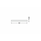 Cache slide plexi A 2000 mat 