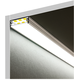 Led profiel Wide24 G/W 2000 zwart geanodiseerd