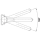 Blanco Wega II orientable laiton chrome 