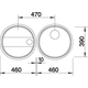 Rondo set edelstaal bekken 175mm en