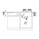 Blanco Adira 6 S-F wit automatische bediening