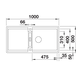 Blanco Adira XL 6 S blanc doux commande automatique