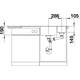Blanco spoeltafel Axia III 6 S-F antr man+pl glas
