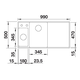 Blanco Axia III 6 S-F links café automatische bediening