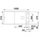 Blanco Axia III XL 6 S blanc commande automatique