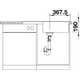 Blanco spoeltafel Legra XL 6 S wit manueel