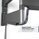 Tvm5445 wandsteun voor flatscreen 32-65" 35kg zwart