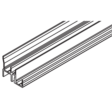 Hawa Clipo/Combino double rail bas mixslide (MS) aluminium