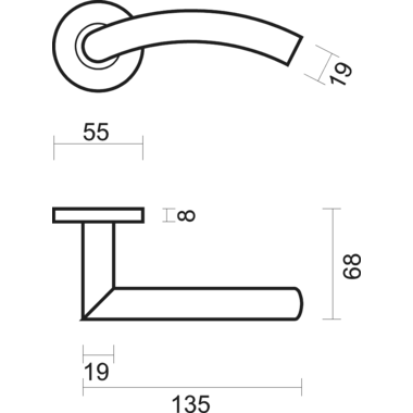 Deurkruk Pro gi shape