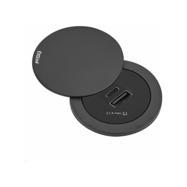 Evoline One USB charger met draaideksel
