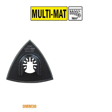 Pied d e ponçage triangulaire perforé 93mm velcro 