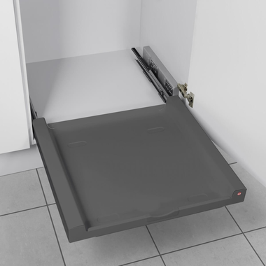 Hailo laundry lade k.60cm haak grijs