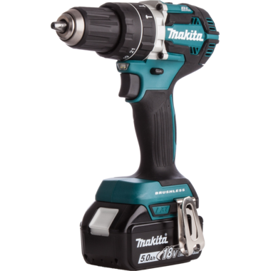 Makita visseuse-perceuse 18v 5.0ah 2 batteries + chargeur