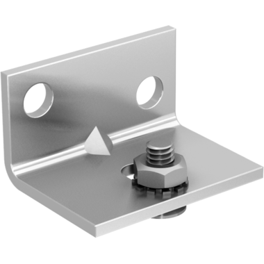 Cadette hoeksteun voor wandbevestiging, paneel 20mm