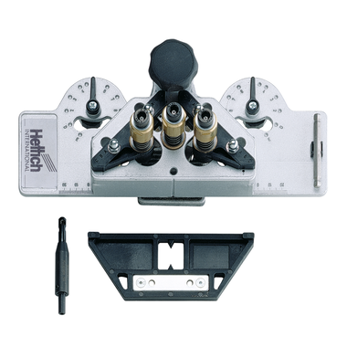 Gabarit de perçage charnière DrillJig, mèche ø 35 mm / 2 x ø 10 mm