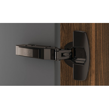 Charnière Sensys 110° sans fermeture automatique en noir obsidien