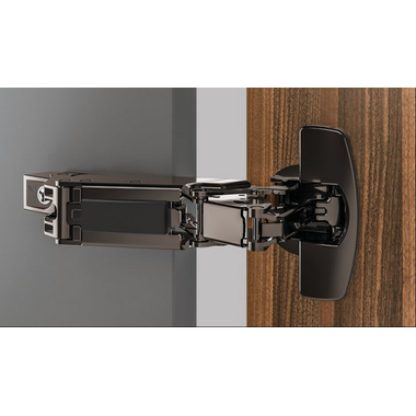 Charnière grand angle Sensys sans fermeture automatique en obsidienne