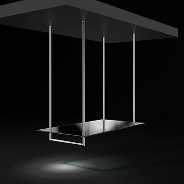 Ophangsysteem "leonardo" rvs d:20mm l:1000mm