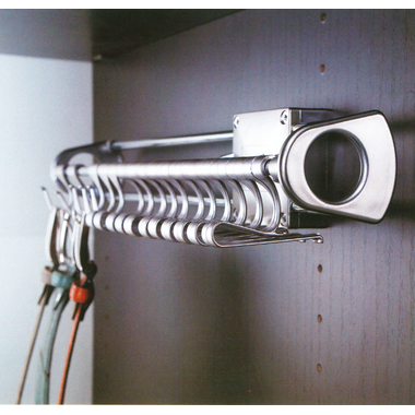 Supp.plastr+ceint.p430mm chrome extensible  