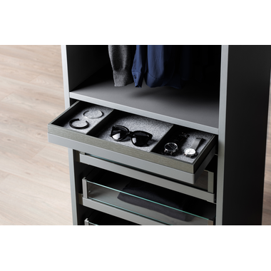 Tf-line tiroir bois anthracite 