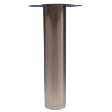 Pied de table big foot d150mm inox  