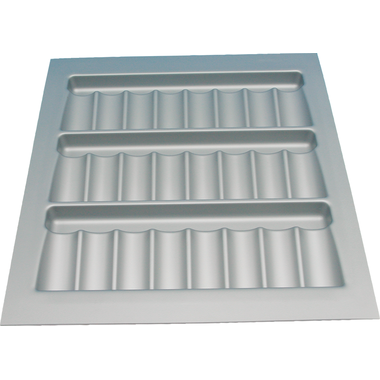 Insert-épices gris alu 440-500mm 