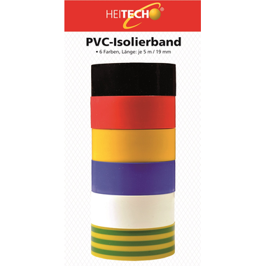 Isolatietape pvc 19mm x 5m (6st)