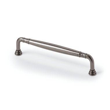 Greep Gissi, boorafstand 128, H 29 mm, ø 12 mm, tinkleurig