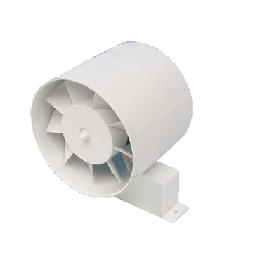 Buisventilator met tijdrelais