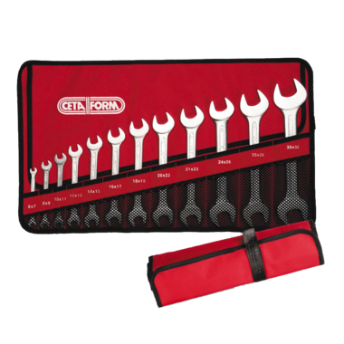 Cle a fourches 6 > 22mm doubles en set de 8 pcs  