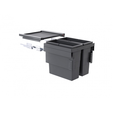 Hailo Cargo Synchro softclose donkergrijs