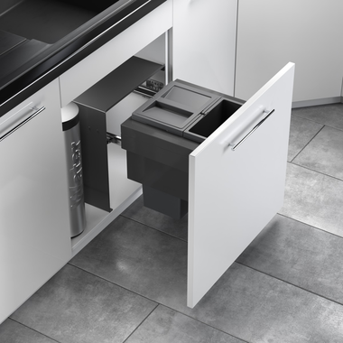 Hailo Cargo-Synchro softclose gris foncé