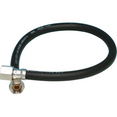 Aardgasdarm 'ingas' 1/2" zwart