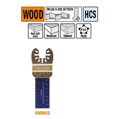 Lame scie multi-outils bois 22mm 18tpi 48mm