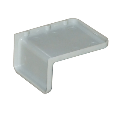 Afdekkap plastic wit vr verbindingshoek