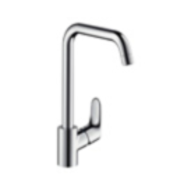 Hansgrohe Focus 1GR keukenmengkraan hoge uitloop chroom