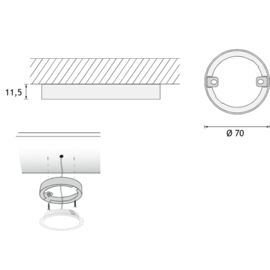 Opbouwring Sun led